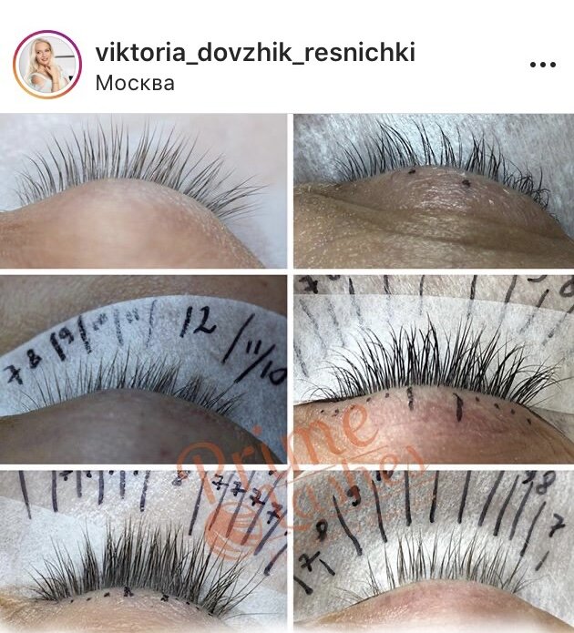 У меня всегда время наращивания ресниц зависит от количества и качества своих ресниц. Смотрите как могут отличаться разные глазки. Фото из запретграмма Виктории Довжик. 