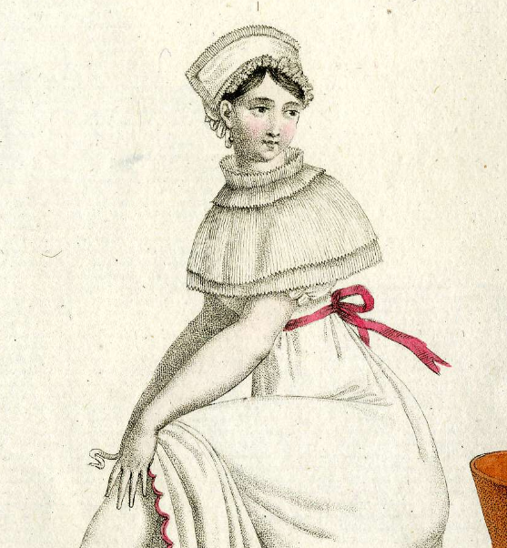 "Утро гризеток", серия "Le bon Genre", 1800-е. (с) Из коллекции Британского музея. Деталь.