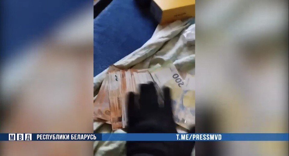     25-летний житель Кричева украл у знакомой гомельчанки более 66 тысяч рублей. Фото: скриншот с видео, опубликованного в телеграм-канале МВД