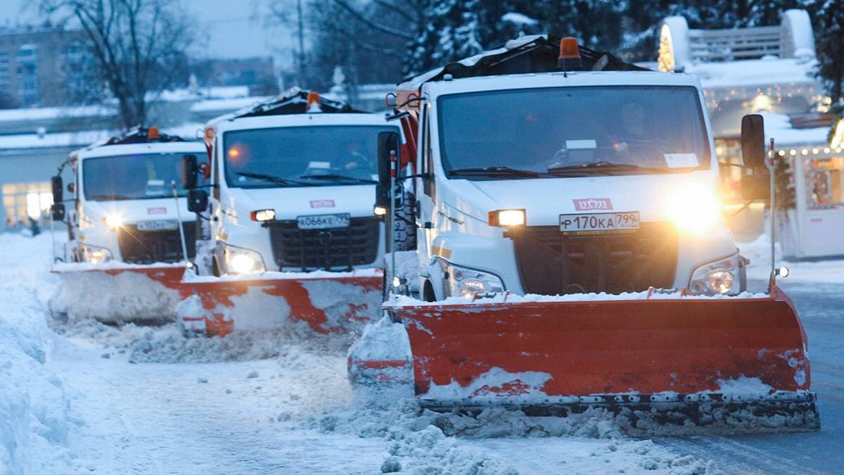 В москве выпал снег 2023