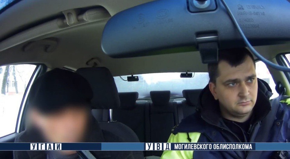     В крови у мужчины содержалось 3,8 промилле алкоголя. Фото: скриншот с видео УВД Могилевского облисполкома