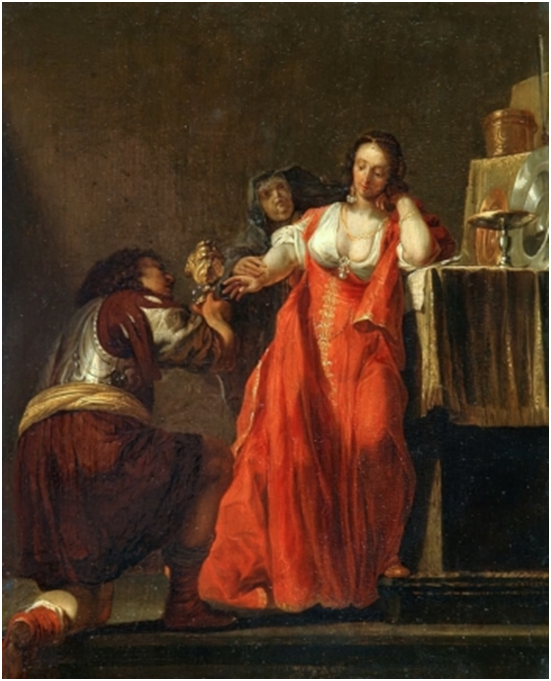 "Предложение подарка", художник Николаус Кнюпфер