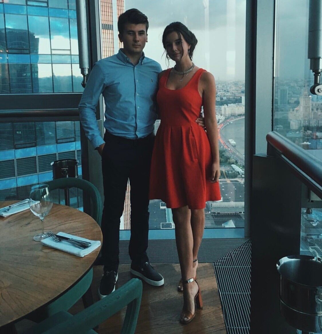     Александра Стриженова со своим избранником Антоном фото: соцсети