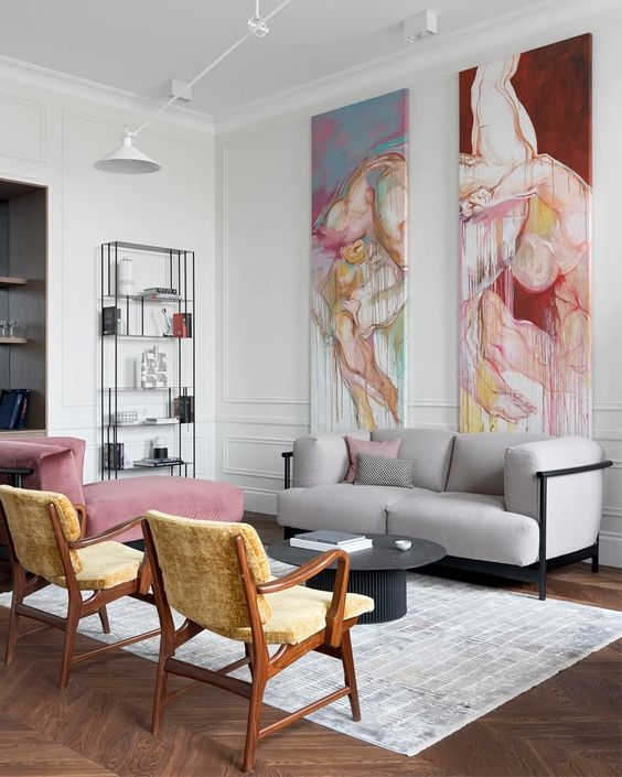 Современное искусство делает интерьер уникальным, неповторимым, интеллектуальным.