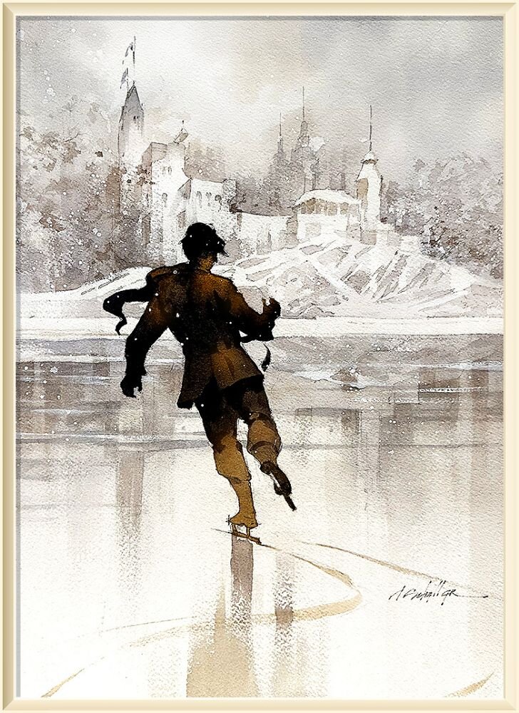   © Томас Шаллер  / Thomas W. Schaller / * 1967 /   Wish I Had a River / Жаль, что у меня нет реки