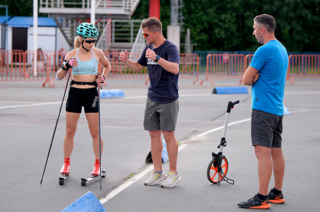    Артем Истомин на летней тренировке.СБР
