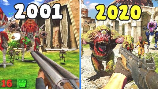 ЭВОЛЮЦИЯ Серии SERIOUS SAM (2001-2020)