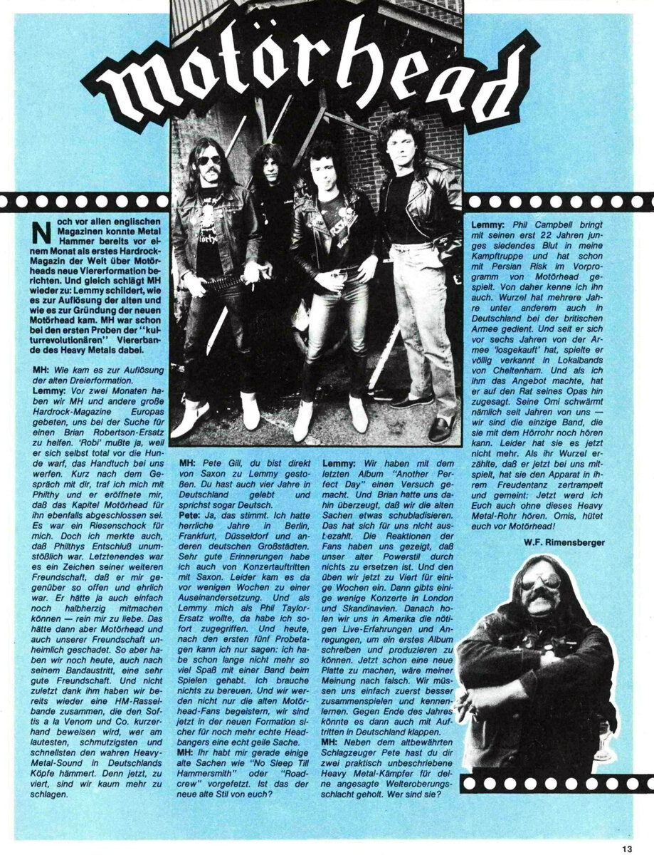 Страница журнала Metal Hammer