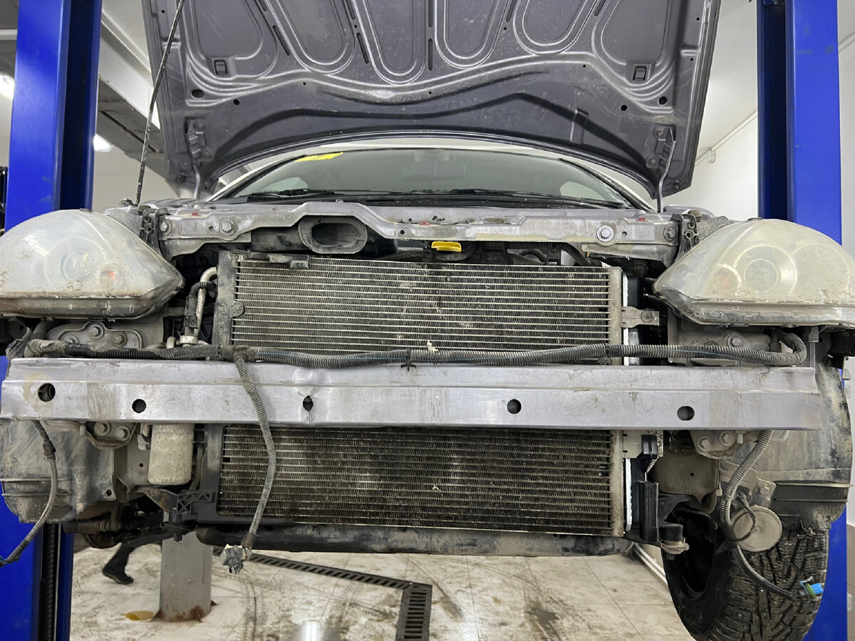 Такая красотка, без бампера т.к. еще радиатор меняем.