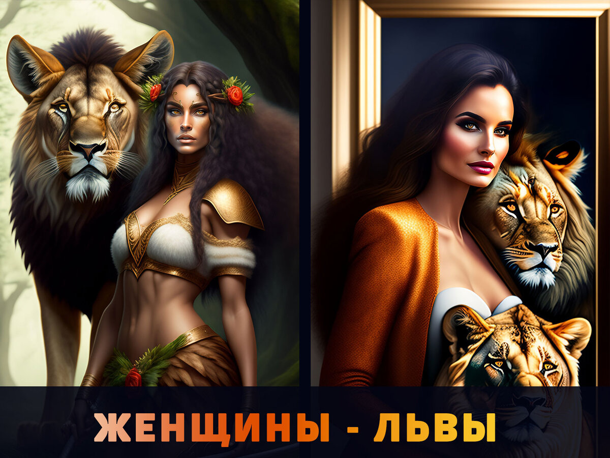 Женщина лев до и после Фотографии ЖЕНЩИНА ЛЕВ ХАРАКТЕР