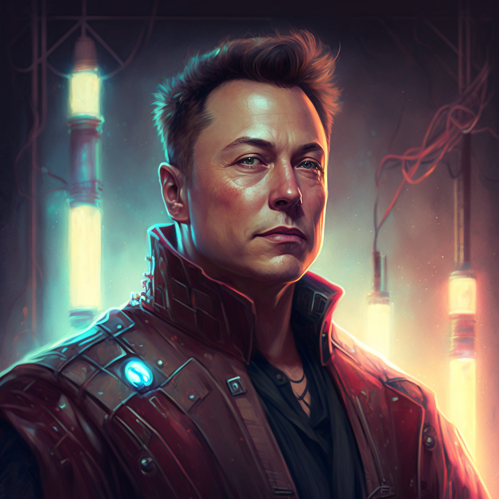 Богатый человек по мнению нейросети. Великий и богатый Илон Маск. 