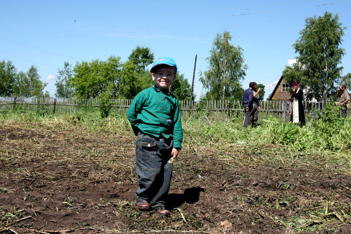 Наш участок перед началом работ.