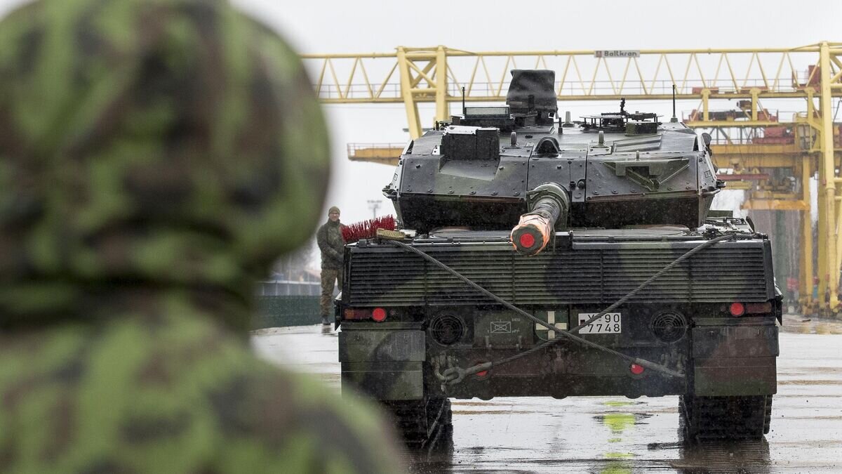    Танк немецкой армии Leopard 2© AP Photo / Mindaugas Kulbis