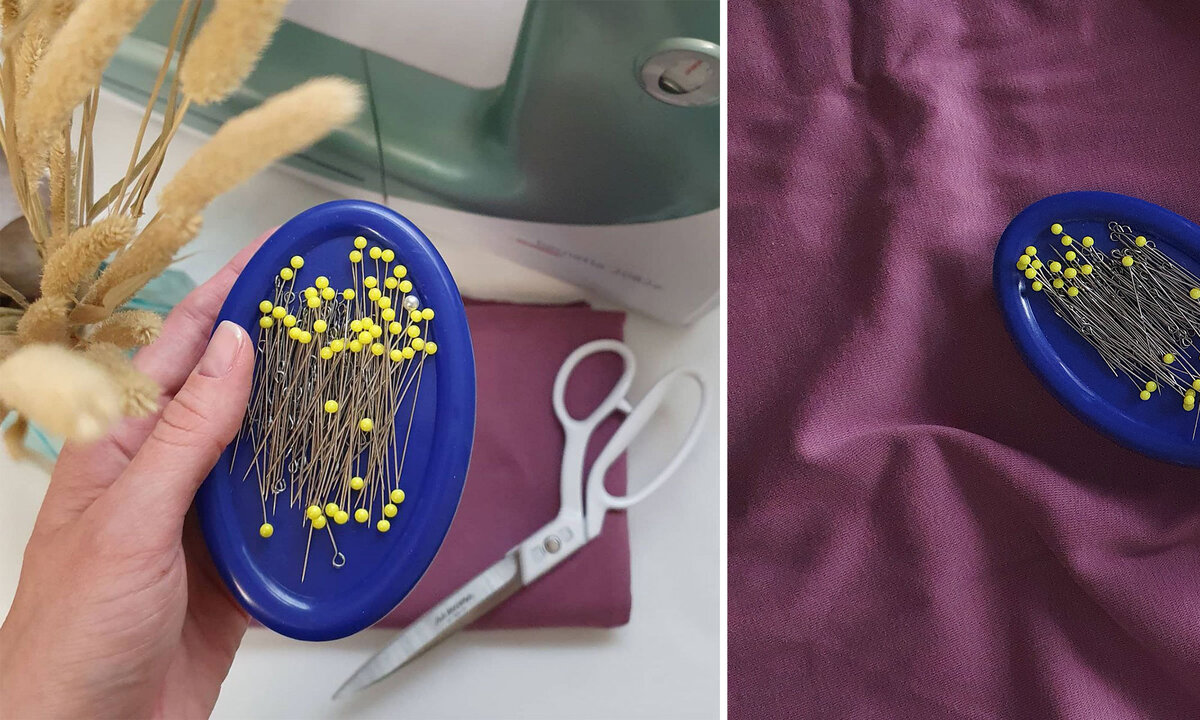 Магнитные игольницы очень помогают в крое и шитье