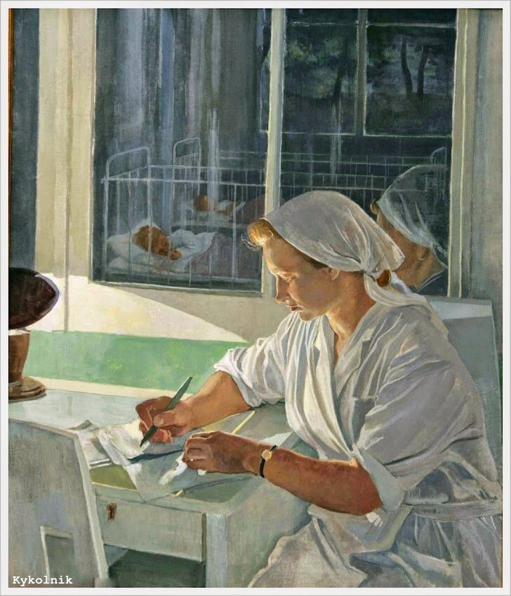 Картинка из свободных источников. Лившиц Татьяна Исаковна, . В моем случае , она - собирательный образ докторов того времени.