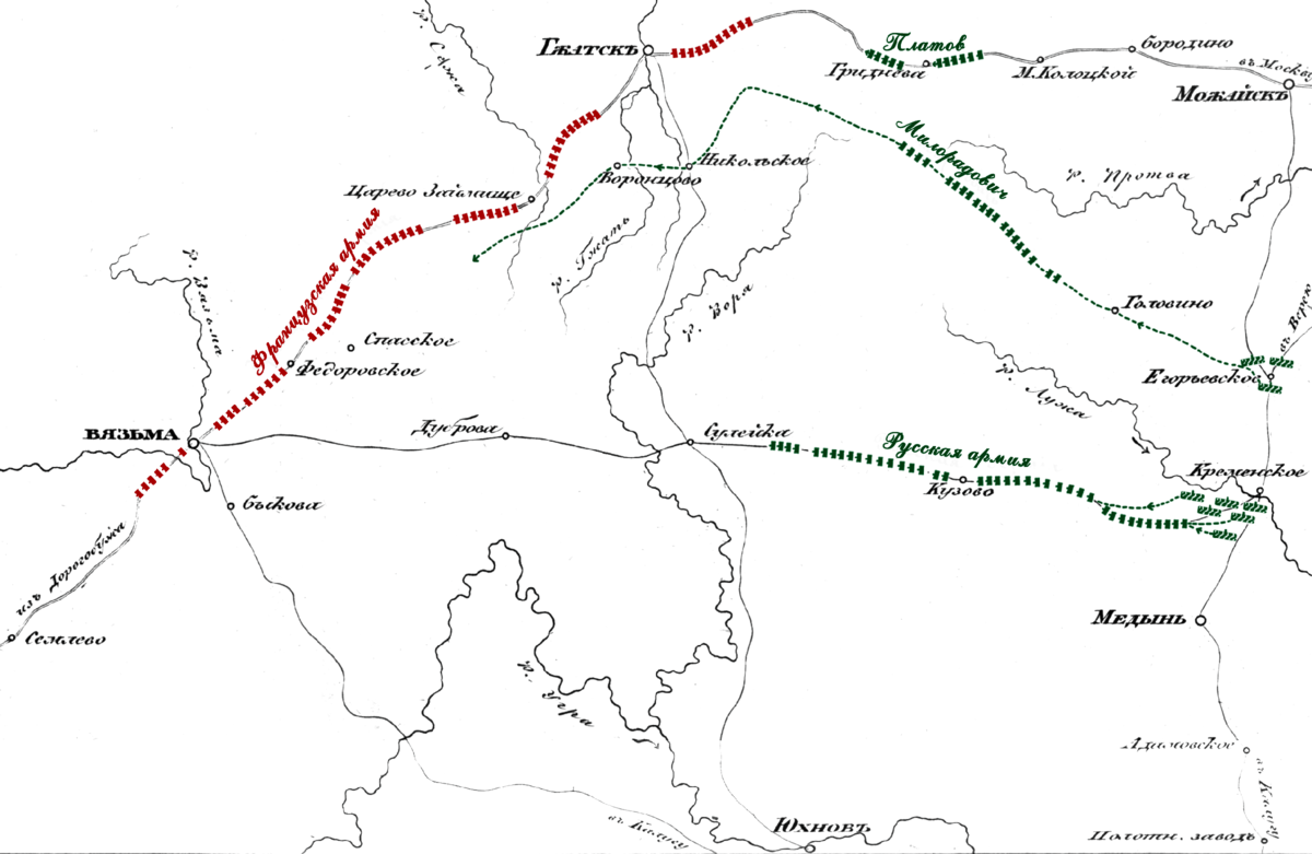 Сражение под вязьмой 1812. Бой при вязьме. Карта сражение под вязьмой 1812 года. Сражение под вязьмой 1812 карта. Бой при вязьме.