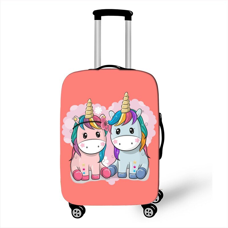 Чемоданы единорожки с сумочкой
