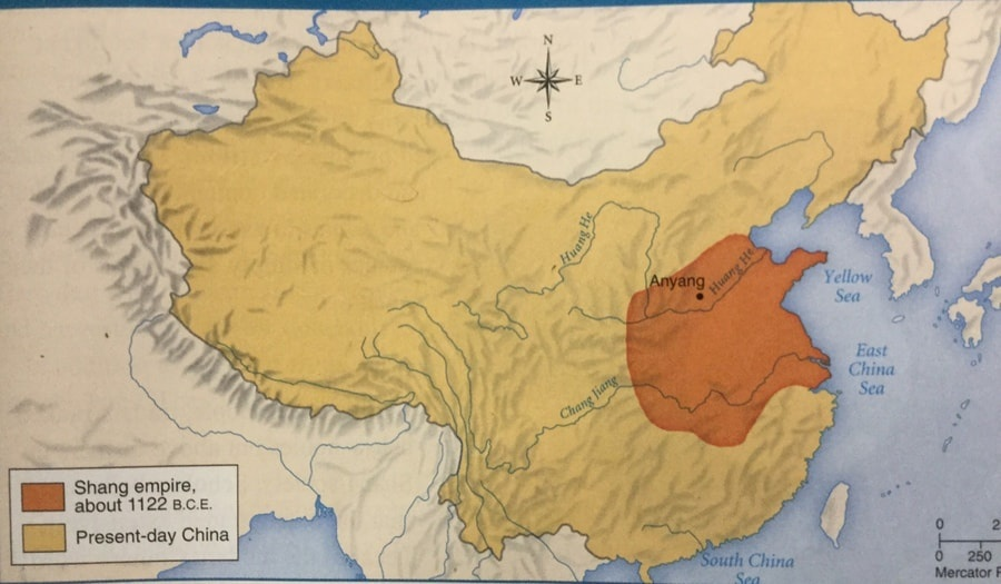 Карта древнего китая история древнего китая