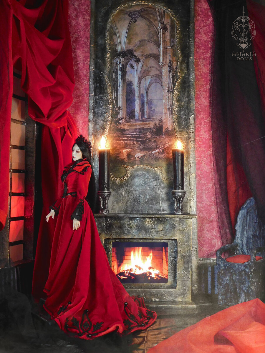 Шарнирная кукла "Энола" автор Astarta Dolls