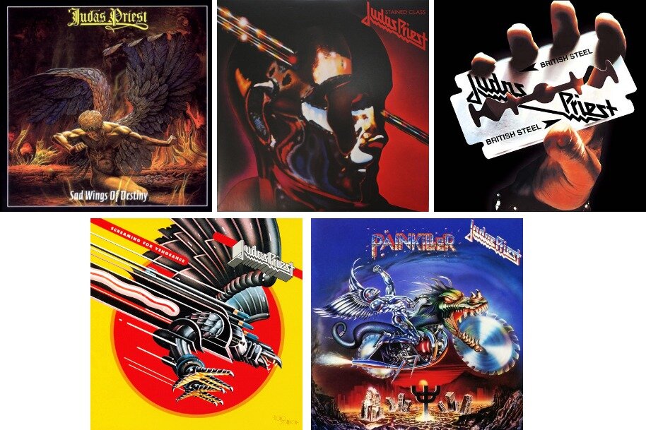 Обложки альбомов взяты на metalmusicarchives.com.Коллаж автора.