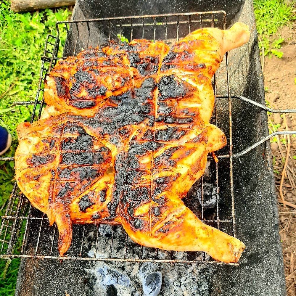 Курица-гриль на решётке 🍗 | Овкусе.ру - Ежедневная готовка в радость!  Пошаговые рецепты с фото | Дзен