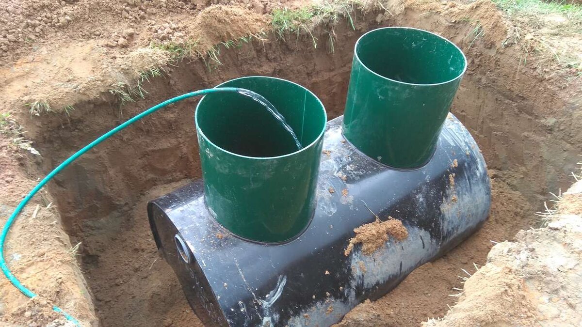 Энергонезависимый трехкамерный септик из ПП