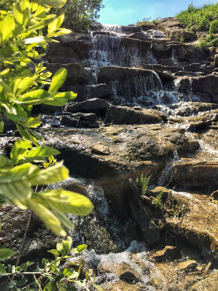 Водопад близ села Сырейка, Самарской области.