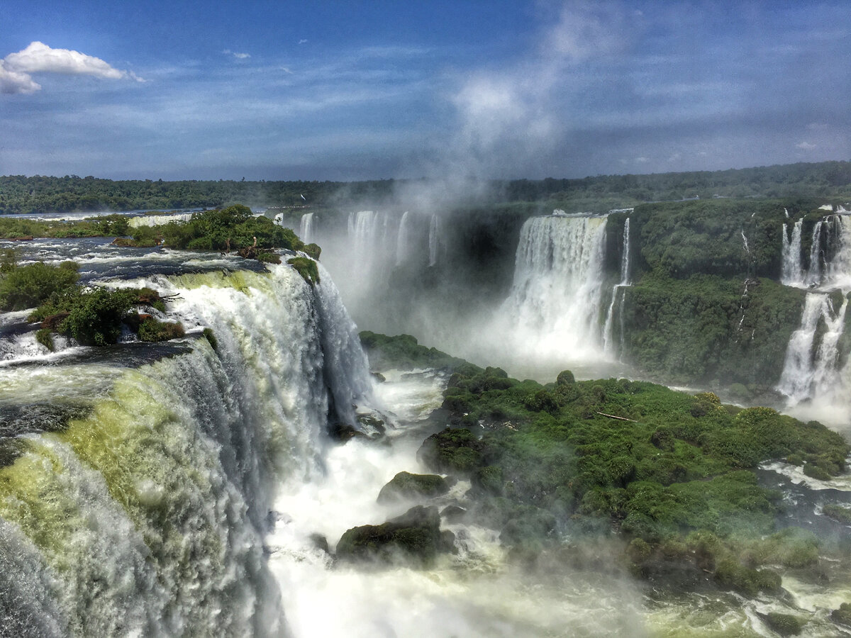 Водопады Игуасу со стороны Бразилии. Фото автора 