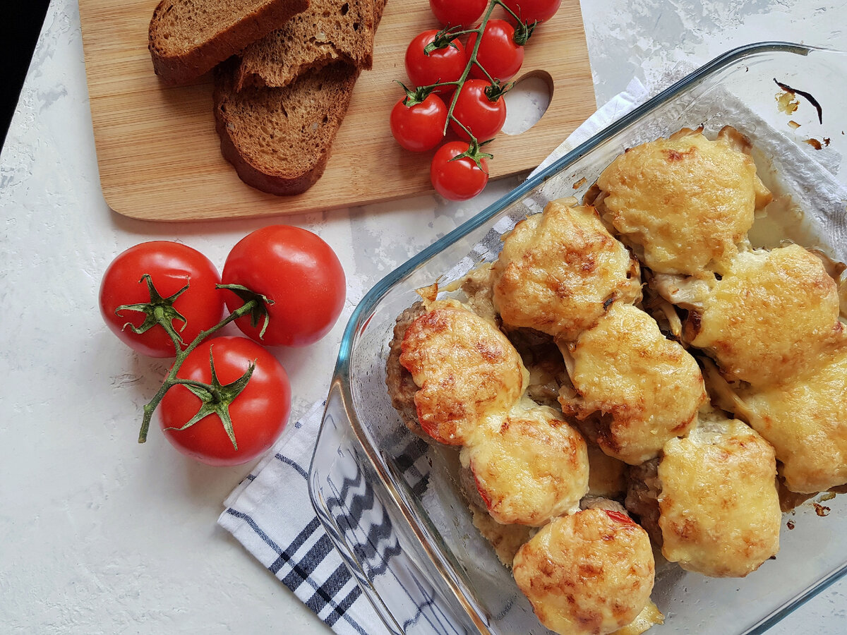 Говяжьи котлетки под шубой