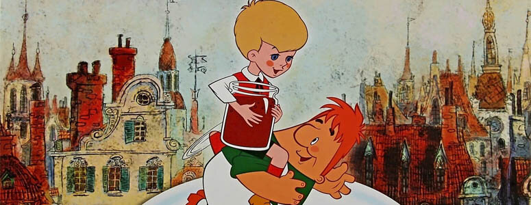 Малыш со своим другом