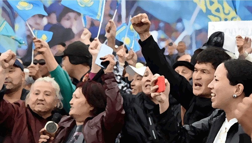 Очередной митинг казахских националистов
