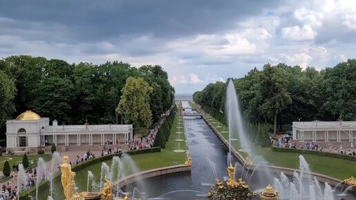 Видеопрогулка по Петергофу