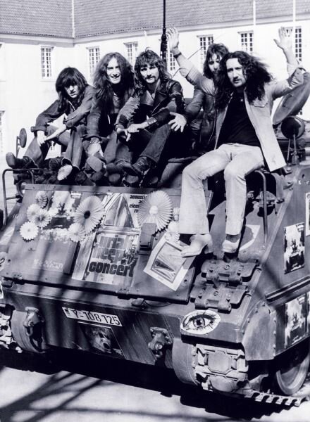Uriah Heep 1972: Кен Хенсли второй слева || Getty / Keystone
