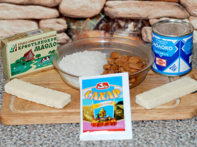 Ингредиенты для конфет Рафаэлло