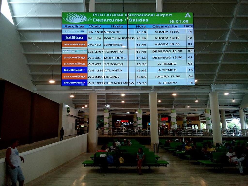 Аэропорт Пунта-Кана (ваш прилёт и вылет)