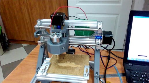 Компактный станок для лазерной гравировки и фрезеровки CNC (ЧПУ)