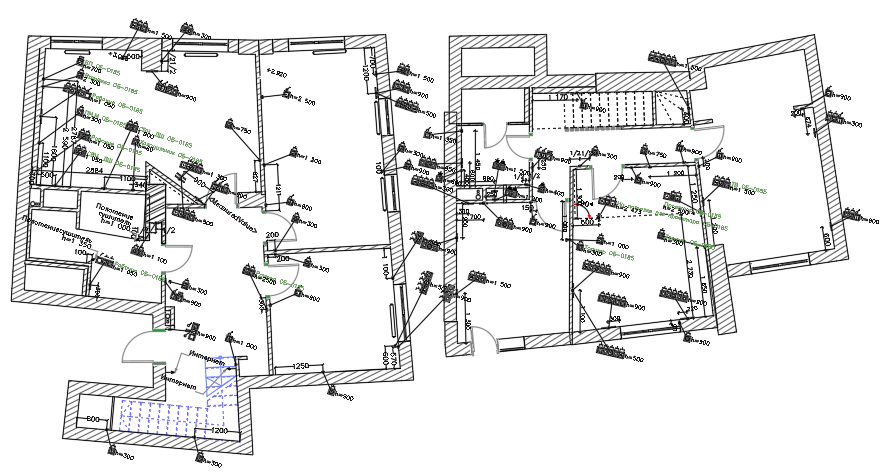 Повернутые более стандартным образом планы