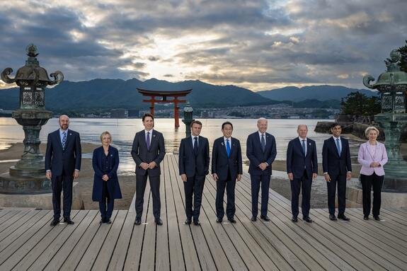    Участники саммита G7 в японской Хиросиме, White House Office / globallookpress.com