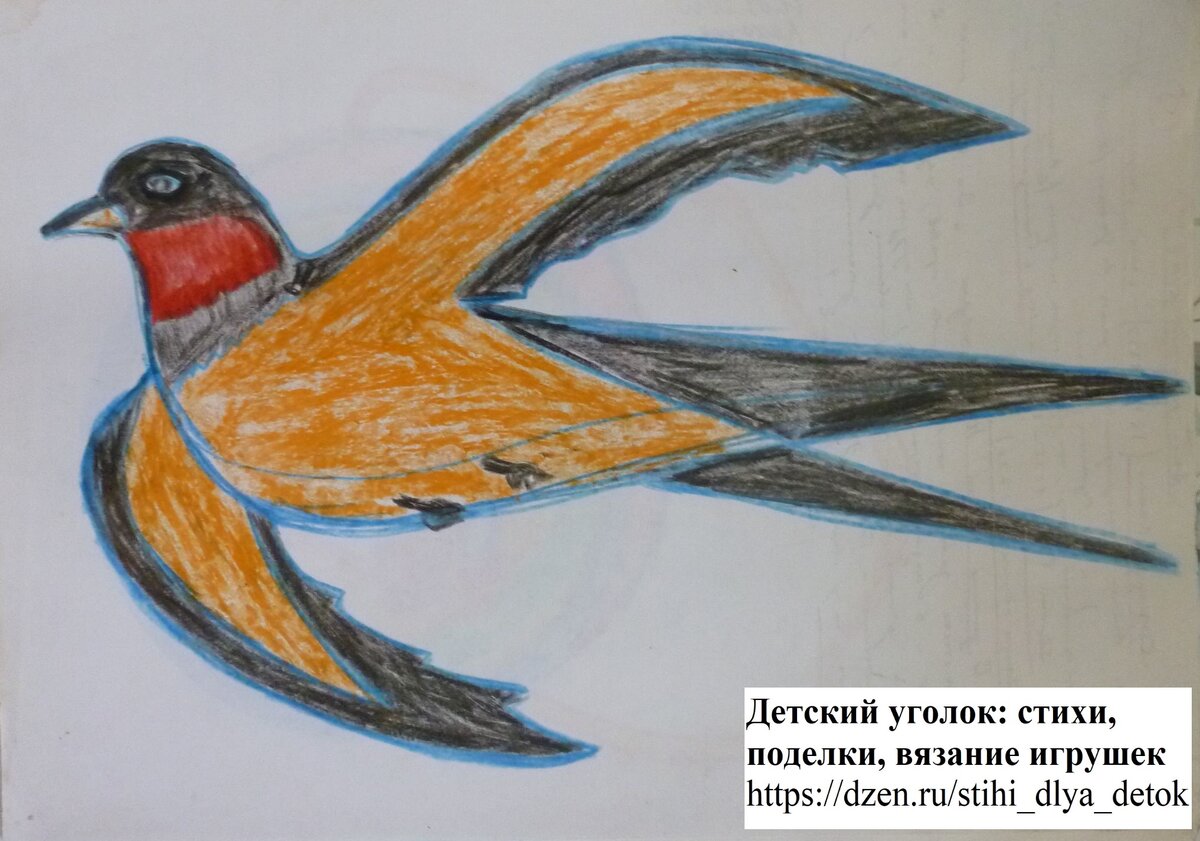 Нарисованный стриж