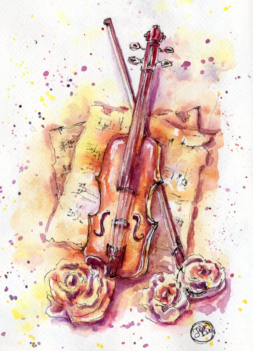 В листалке - карандашный набросок.