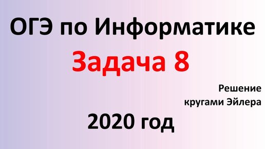 Информатика 2020