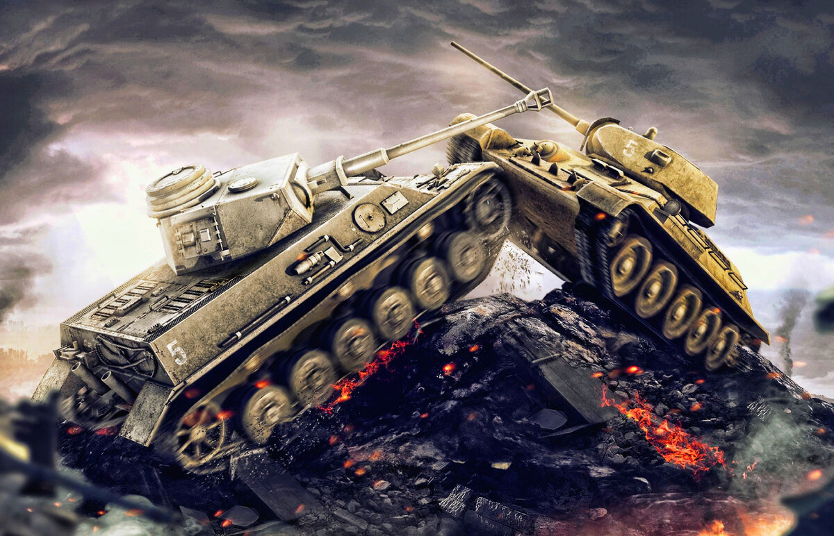 Серый Пазик и зелено-желтый Т-34