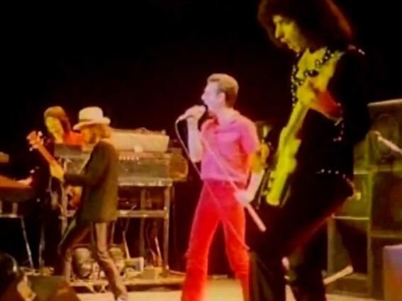 Вот так выглядели новые музыканты Rainbow на сцене в 1979-80 гг.