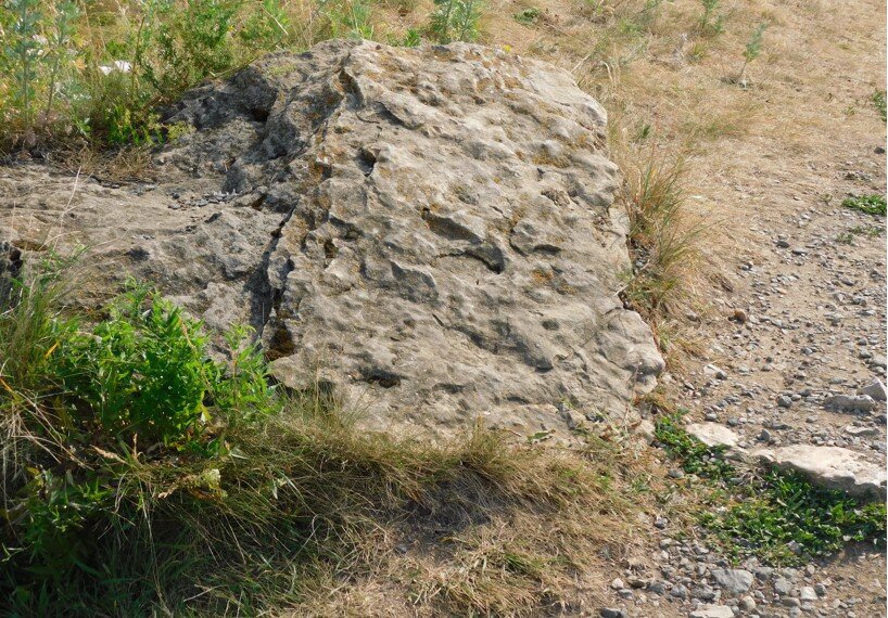 Валуны у тропы в Елабужском городище