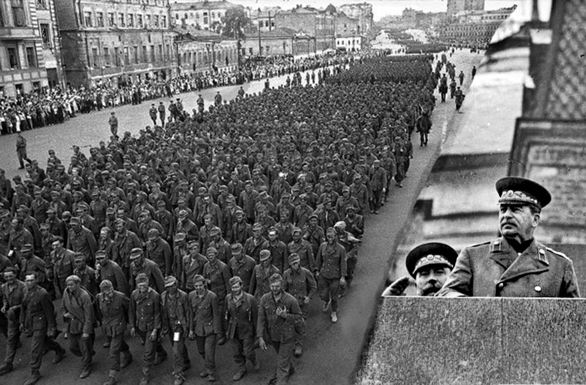 Парад пленных немцев в москве 1944