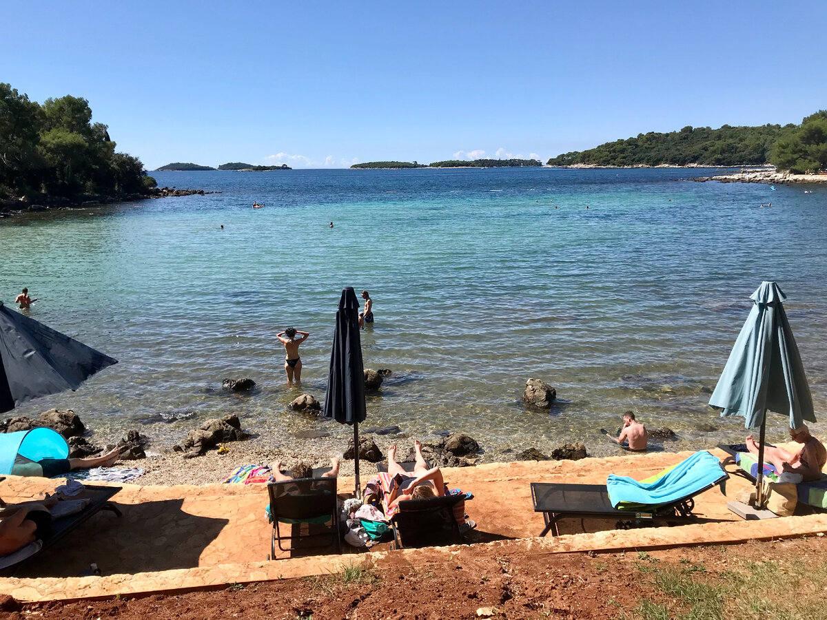 пляж в Хорватии