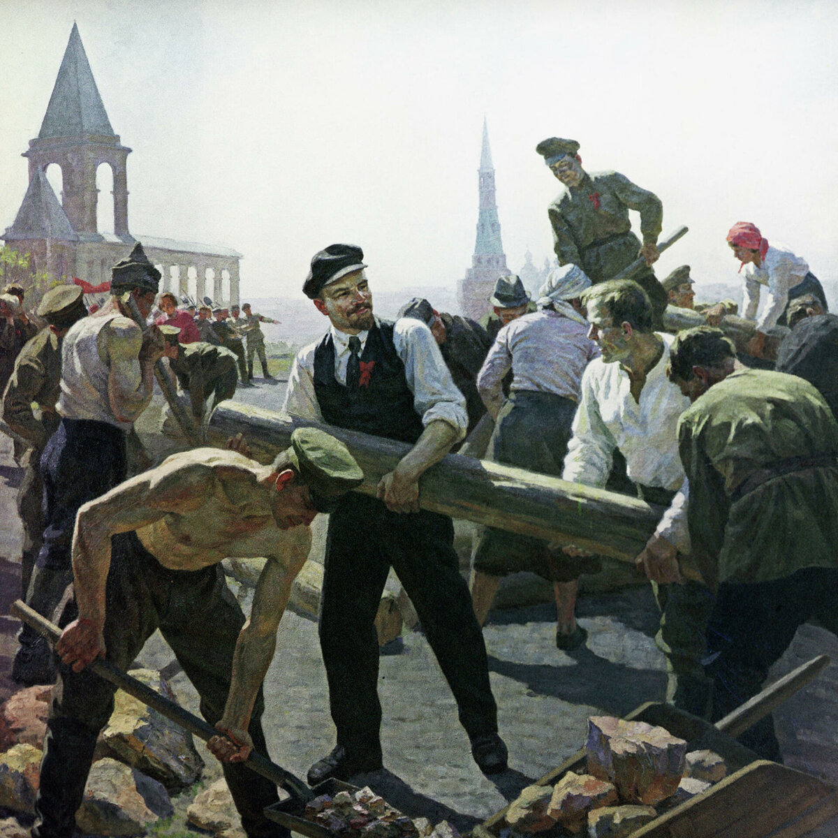 Участие Ленина в субботнике быстро превратилось в народный эпос