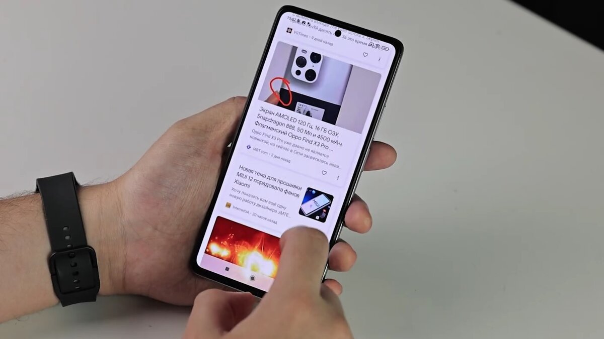 Лицевая панель устройства. Источник: YouTube-канал Andro-news.com