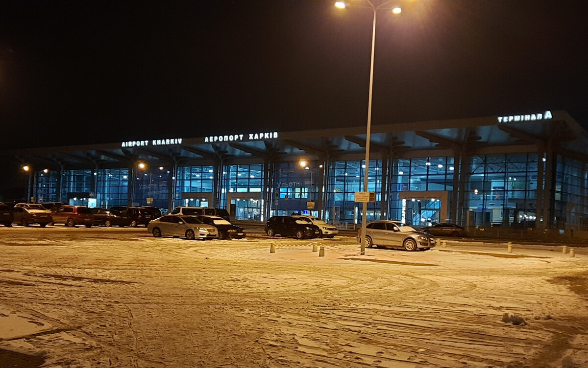 В ночное зимнее время.