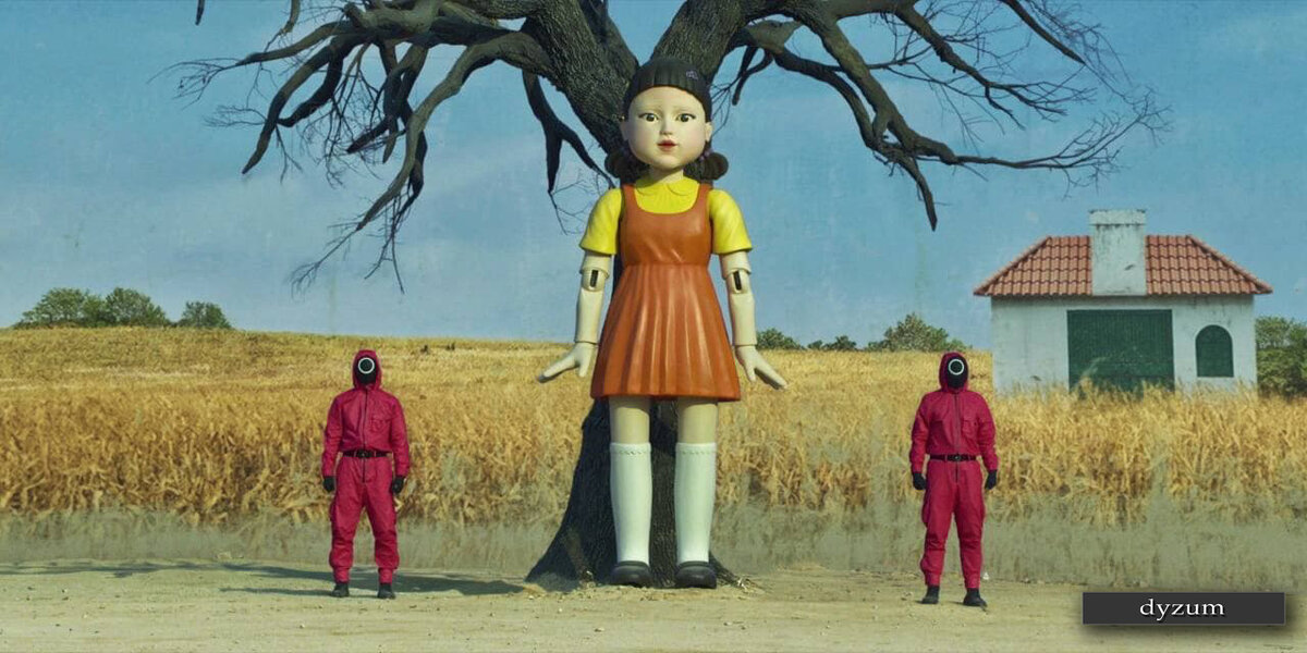 Кадр из сериала "Игра в кальмара"